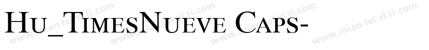 Hu_TimesNueve Caps字体转换